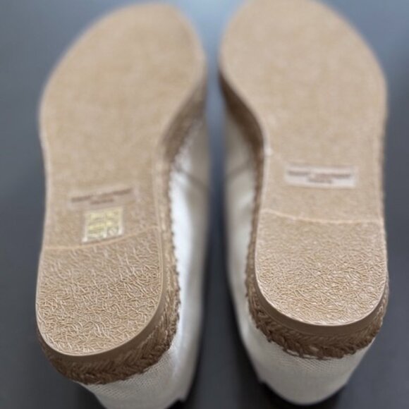 BRAND NEW: Saint Laurent Embroidered Canvas Espadrille - Picture 4 of 7
